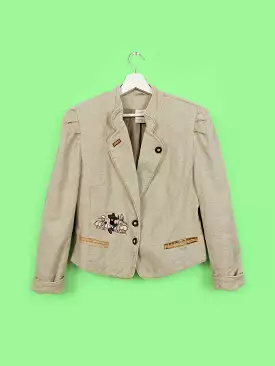 90's Puffy Shoulders Austrian Blazer - size M-L