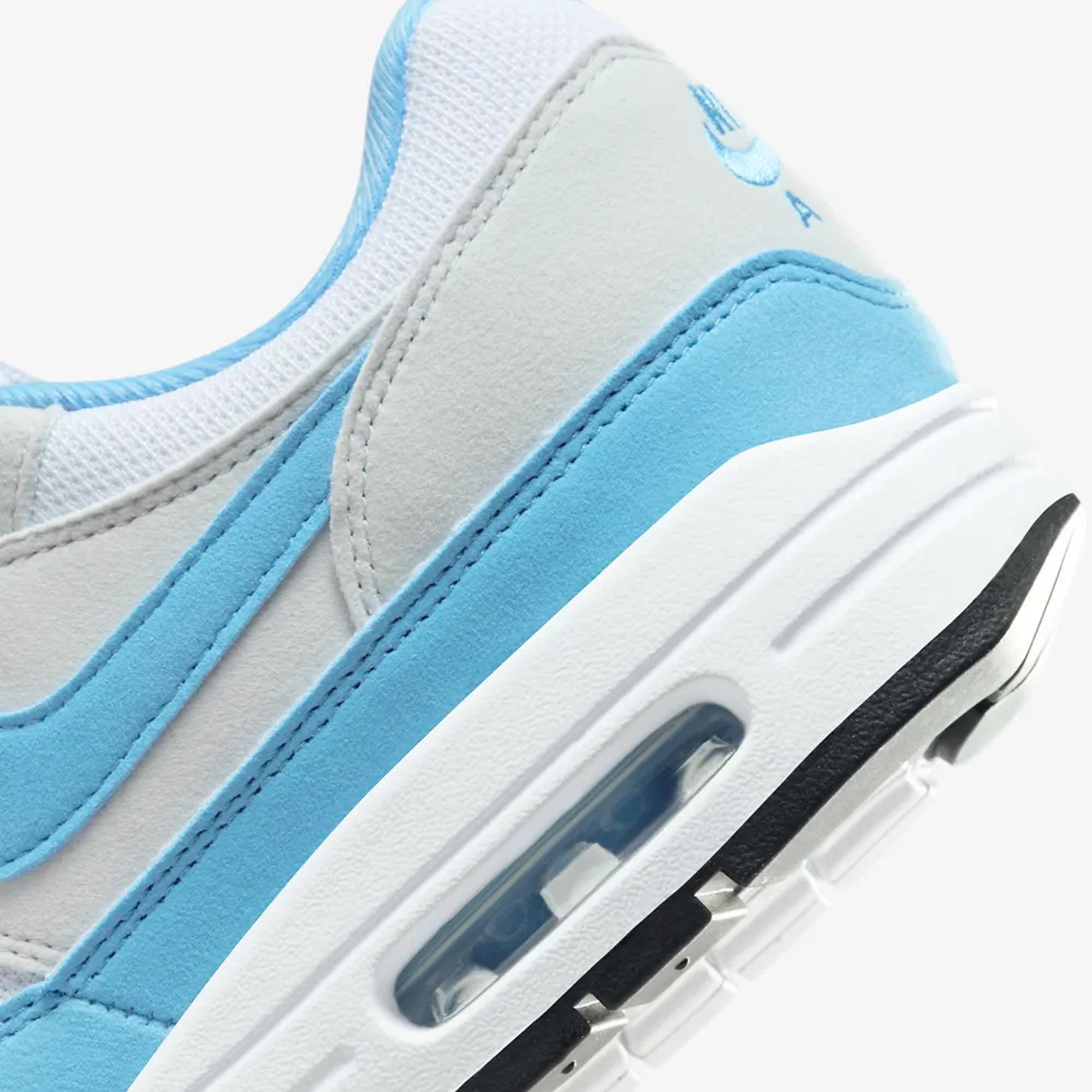 AIR MAX 1 'WHITE/UNIVERSITY BLUE-PHOTON DUST-BLACK'