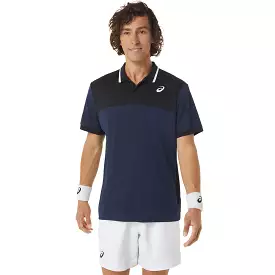 Asics Poloshirt Court Heren Night Blue