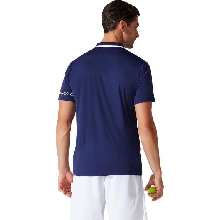 Asics Poloshirt Court M Heren Navy