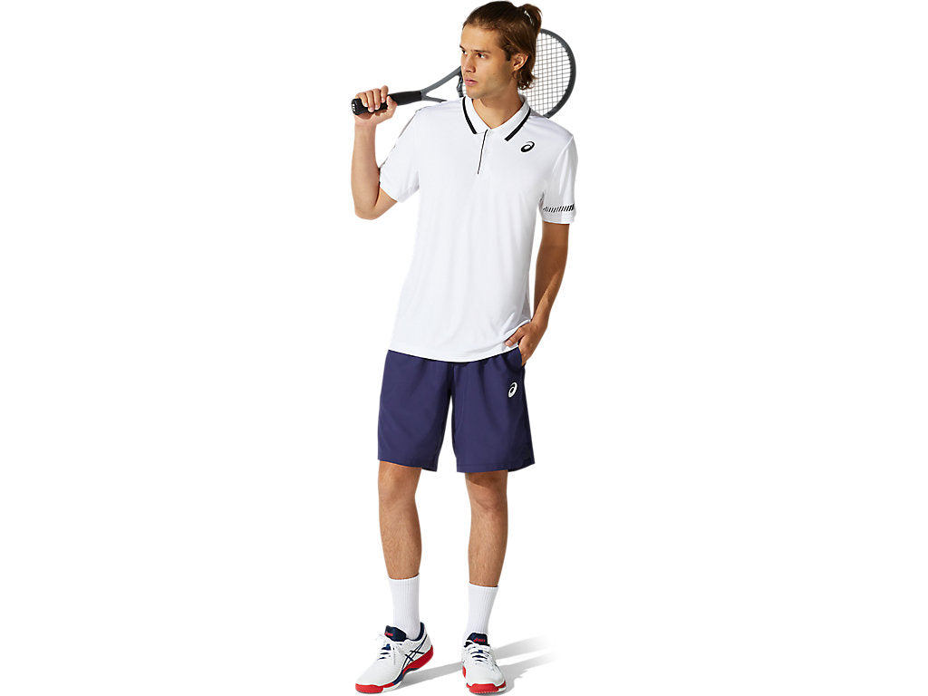 Asics Poloshirt Court M Heren Wit