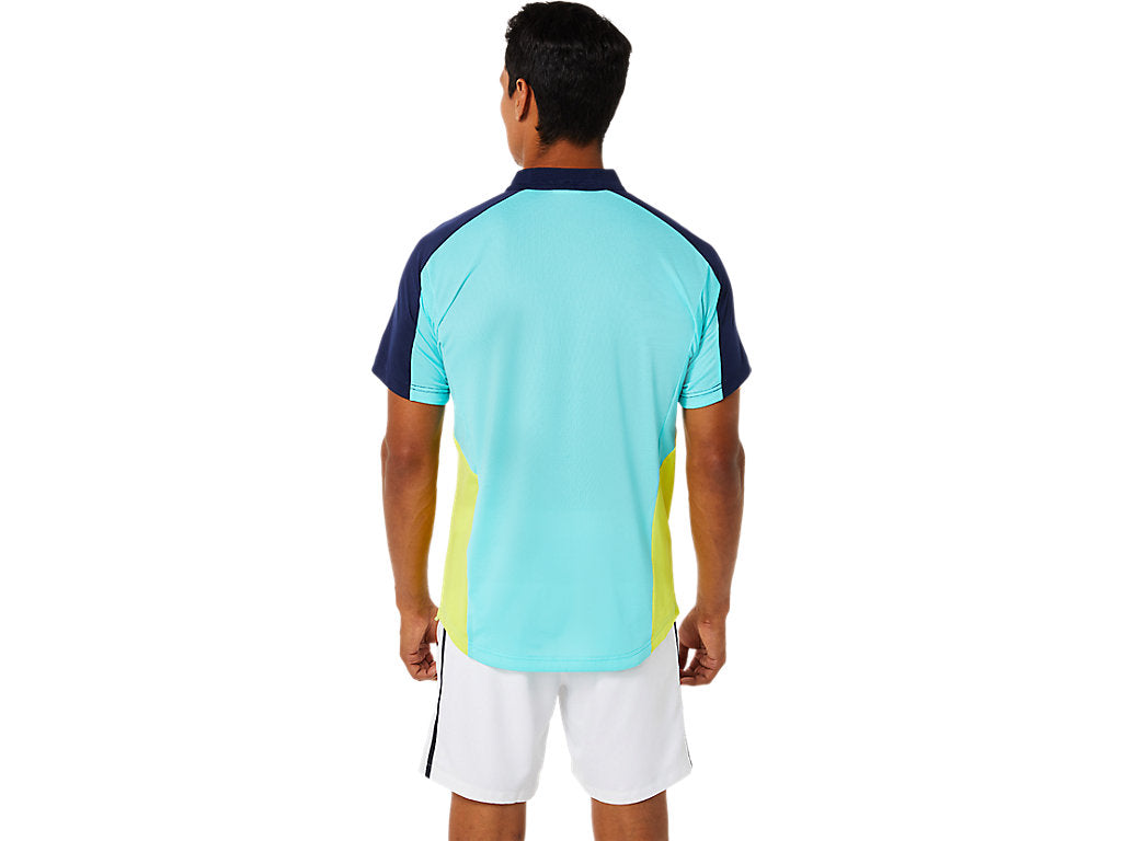 Asics Poloshirt Match Actibreeze Heren Wit