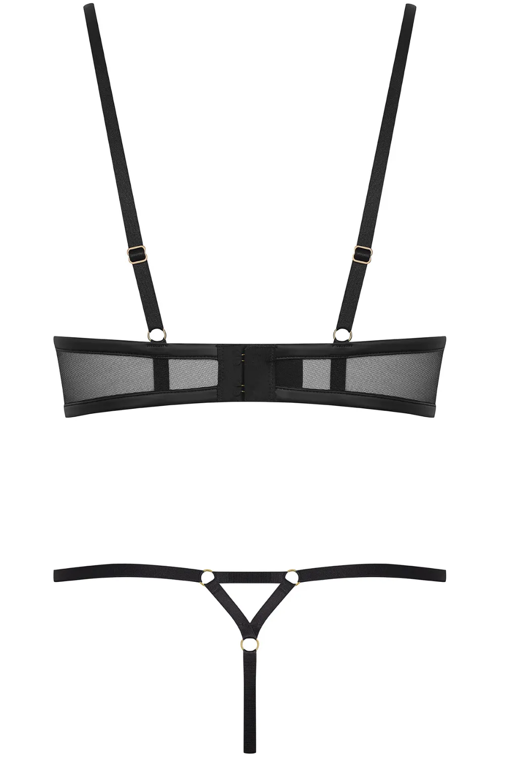 Chambre Noire Open Bra & Mini Thong