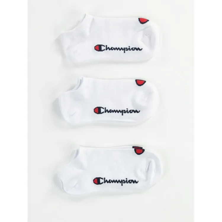 Champion Socks Calze Unisex 3Pk  Bianco