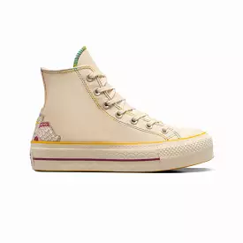 CHUCK TAYLOR ALL STAR LIFT HI 'NATURAL IVORY/LEGEND BERRY'