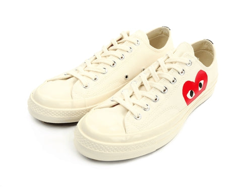 Comme des Gar??ons x Chuck Taylor 1970 Low 'Play' White