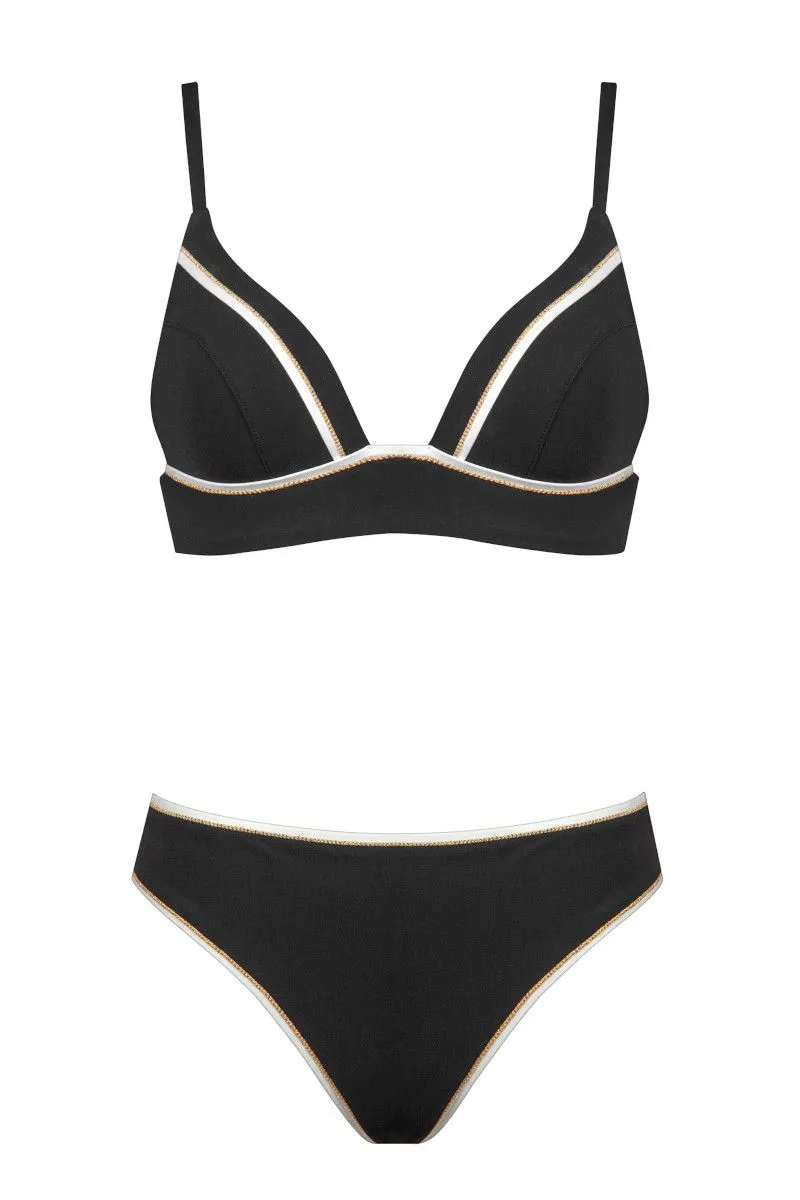 Completo bikini coppa B donna Nero