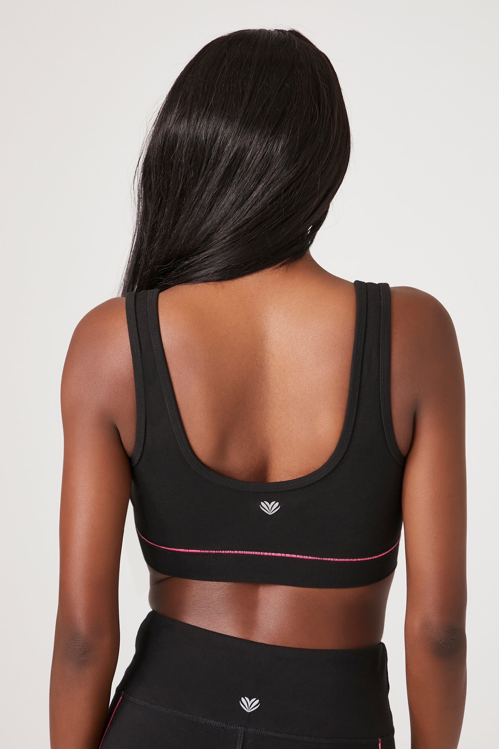 Contrast-Seam Sports Bra