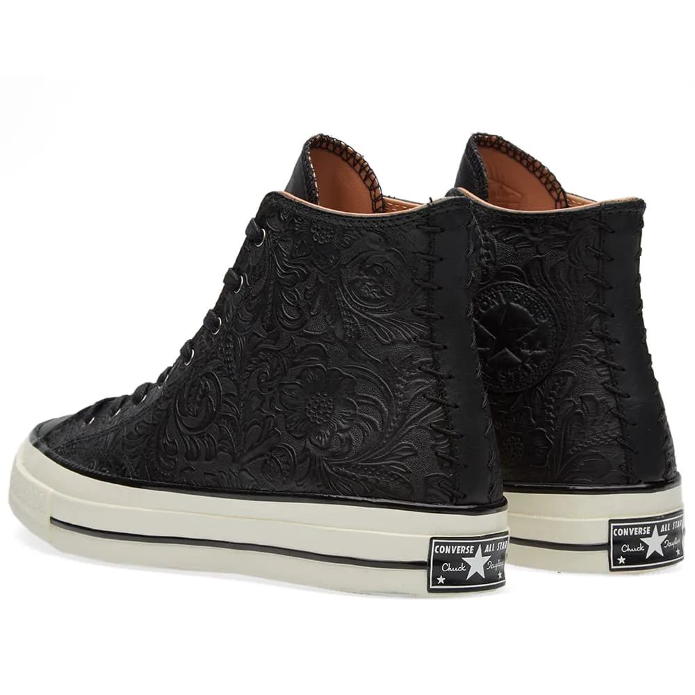 Converse Chuck Taylor 1970s Hi Embossed FloralBlack