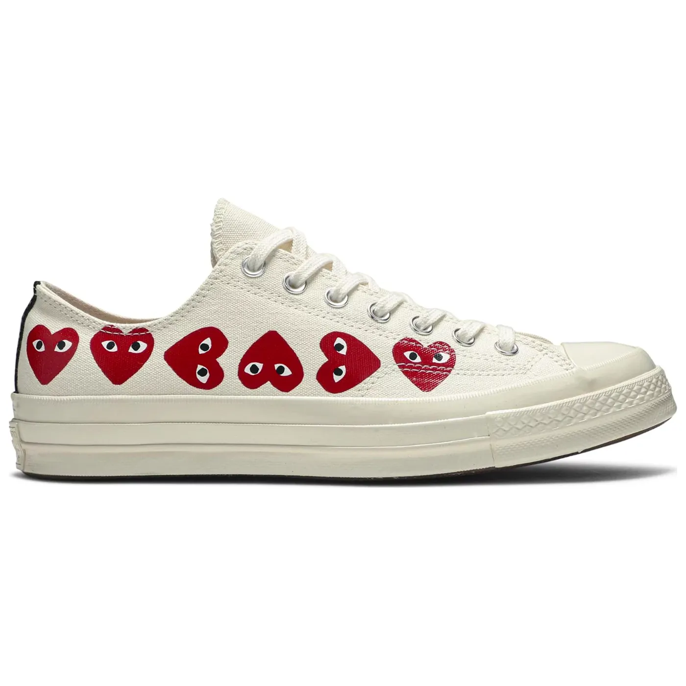 Converse Chuck Taylor All-Star 70 Ox Comme des Garcons Play Multi-Heart White