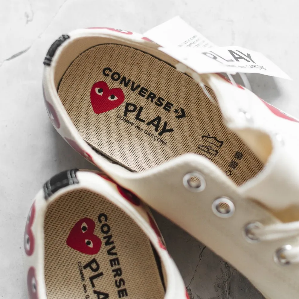 Converse Chuck Taylor All-Star 70 Ox Comme des Garcons Play Multi-Heart White