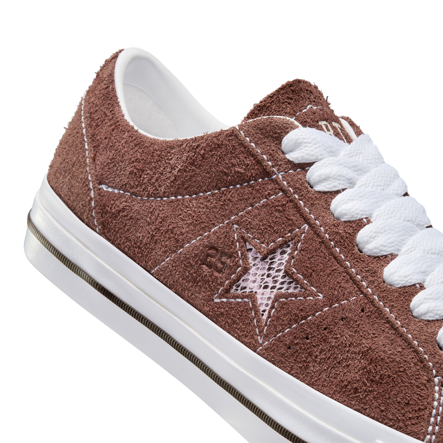 Converse CONS x Quartersnacks One Star Pro Ox Dark Clove/White