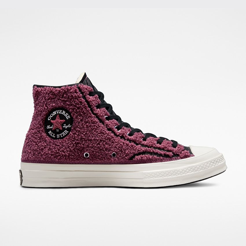 Converse - Cozy Utility Chuck 70 Sherpa High Top Shadowberry/Black/Egret