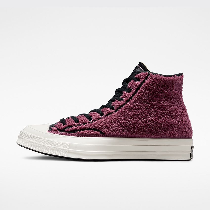 Converse - Cozy Utility Chuck 70 Sherpa High Top Shadowberry/Black/Egret