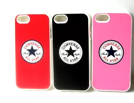 Converse Iphone 5 Cover Case All Stars Black Red Pink Chuck Taylor Soft Silicon