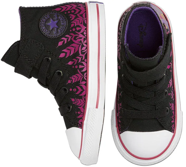 Converse Toddler Chuck Taylor All Star Frozen 2 Anna Black/Pink