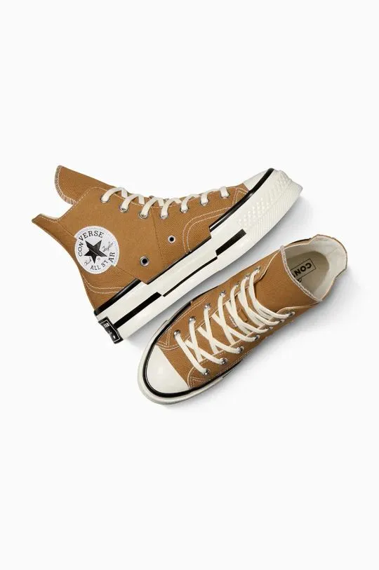 Converse trainers Chuck 70 Plus women's brown color A12321C