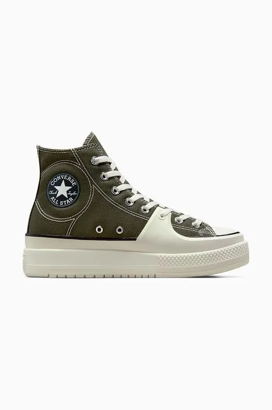 Converse trainers Chuck Taylor All Star Construct HI green color A06618C