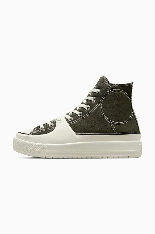 Converse trainers Chuck Taylor All Star Construct HI green color A06618C