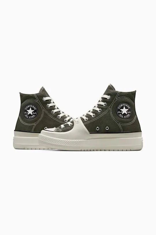 Converse trainers Chuck Taylor All Star Construct HI green color A06618C