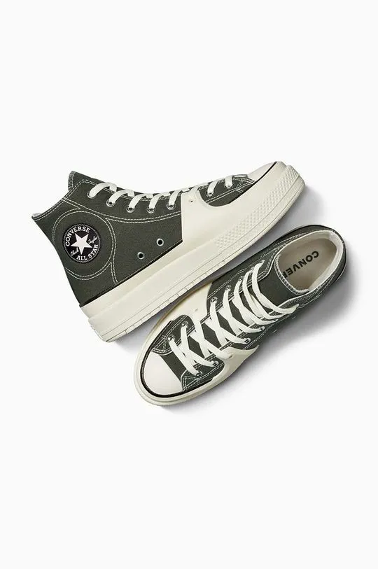 Converse trainers Chuck Taylor All Star Construct HI green color A06618C