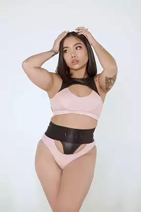 CXIX I Slay Sports Bra - Pink/Black