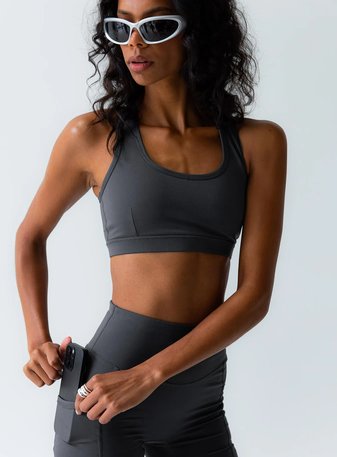 Energised Activewear Top Grey