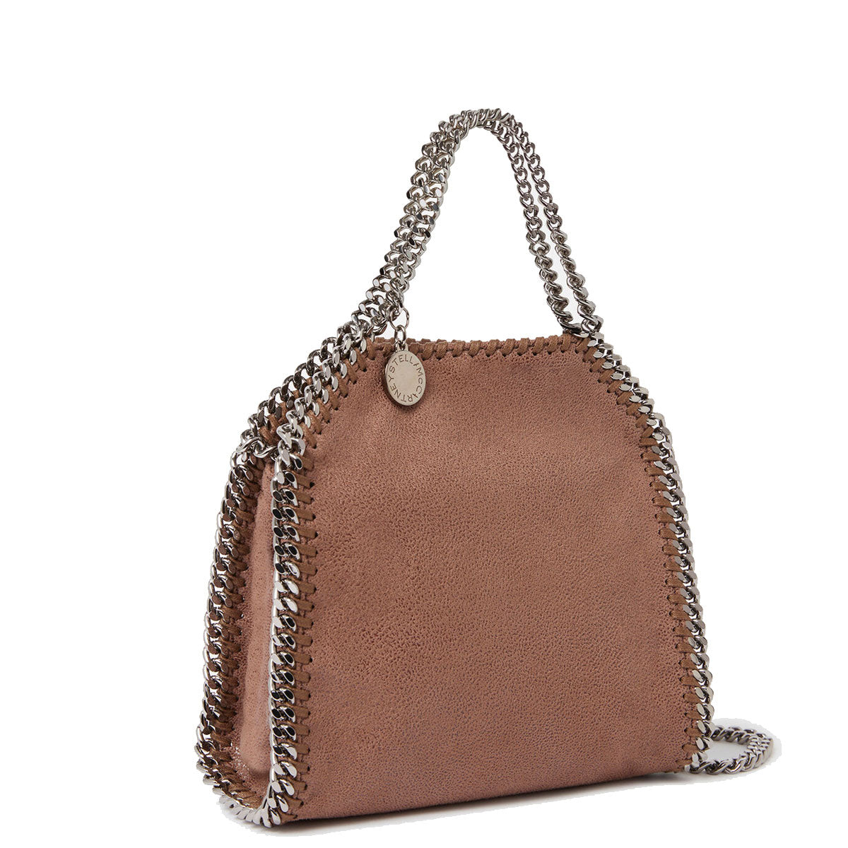 Falabella Mini Tote Eco Deer (S), Dark Taupe