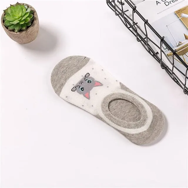 Girl's Summer Comfortable Soft Bamboo Fiber Cotton Ankle Socks