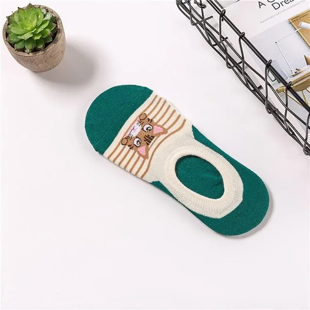 Girl's Summer Comfortable Soft Bamboo Fiber Cotton Ankle Socks