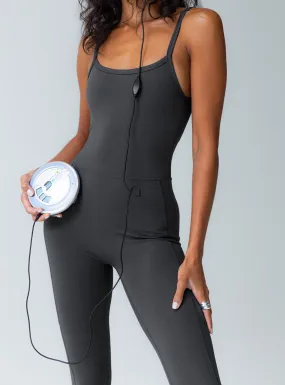 Go Getter Activewear Jumpsuit Grey