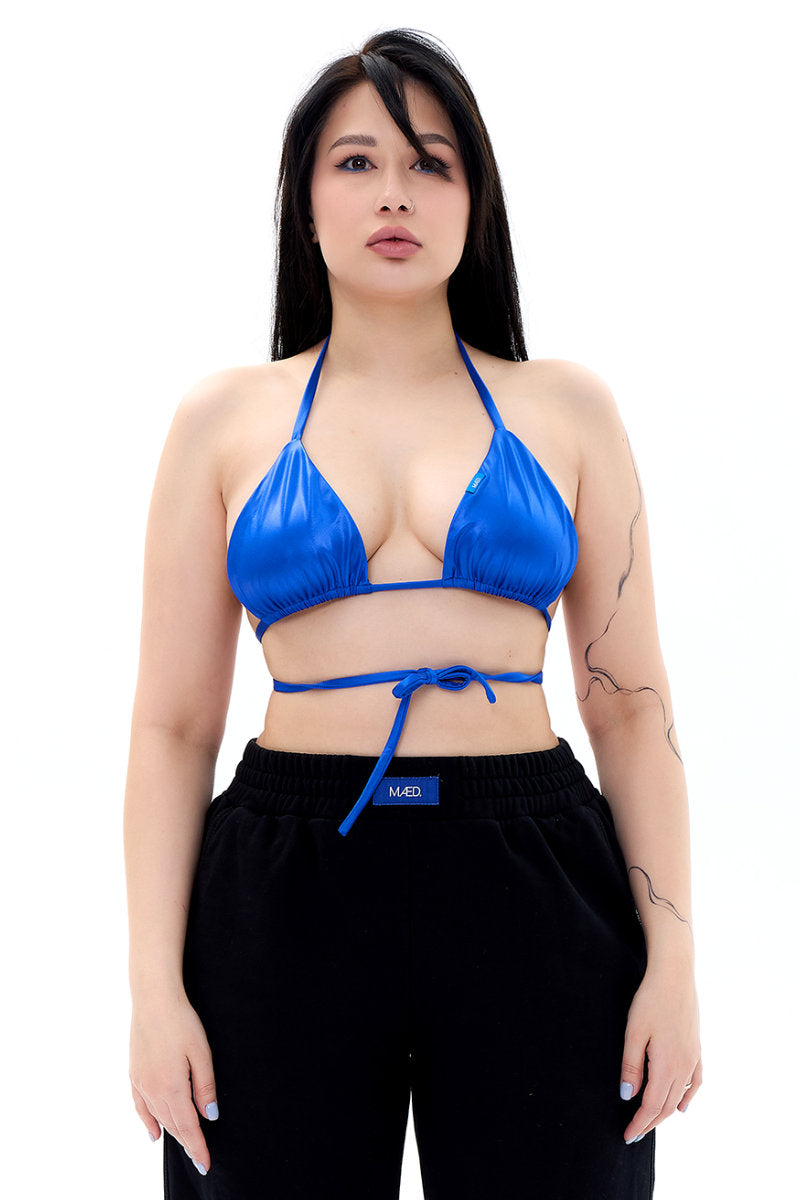 MD Bikini Top - Glam Blue