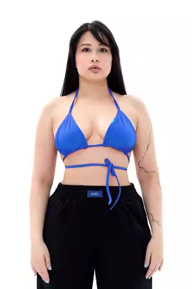 MD Bikini Top - Matte Electric Blue