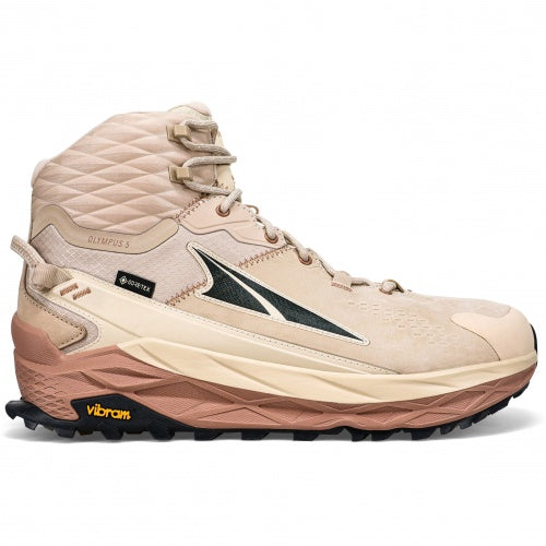 Men's Altra Olympus 5 Mid GTX, Sand, 10.5 D Medium