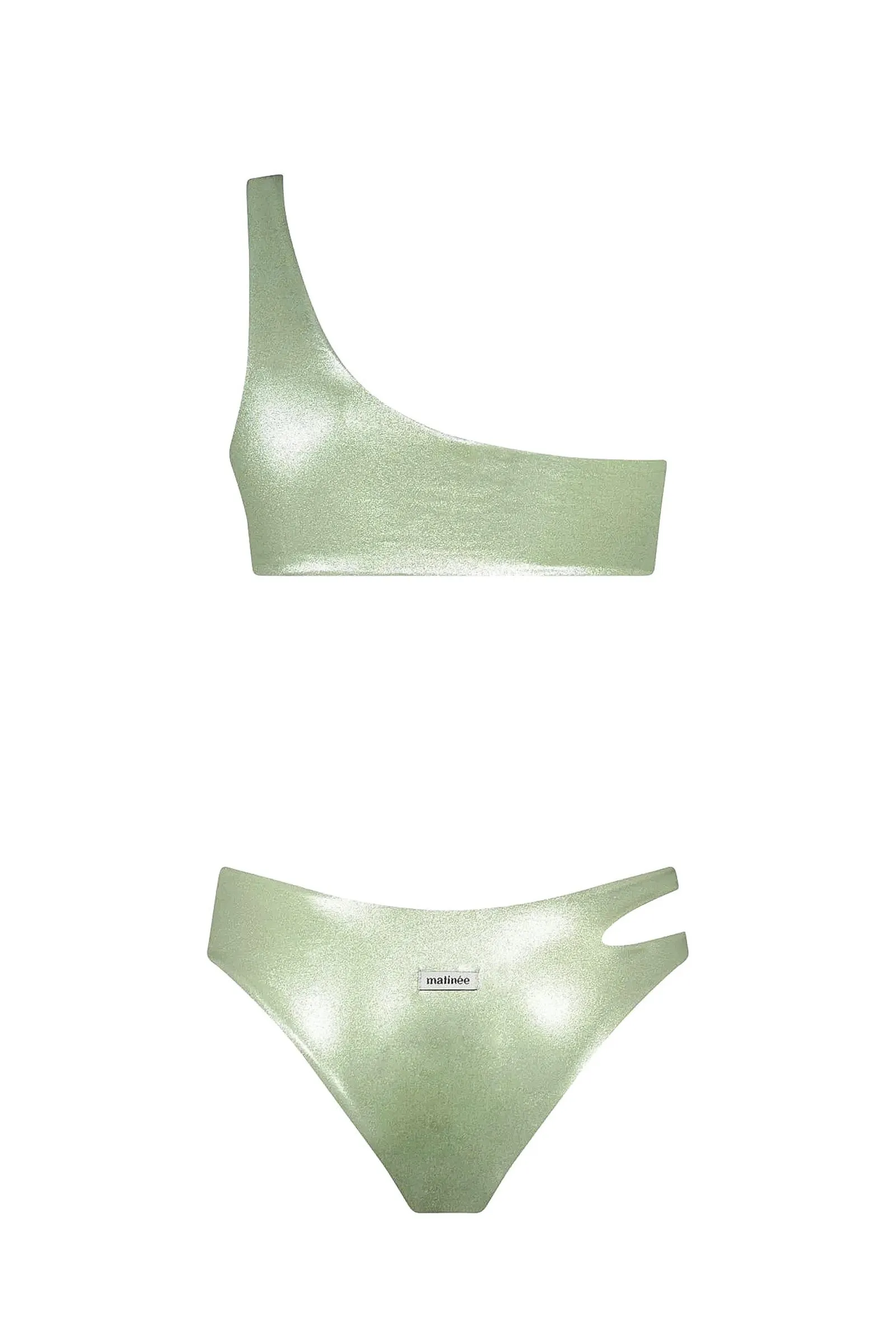 Nadia Bikini Monospalla Lami Verde