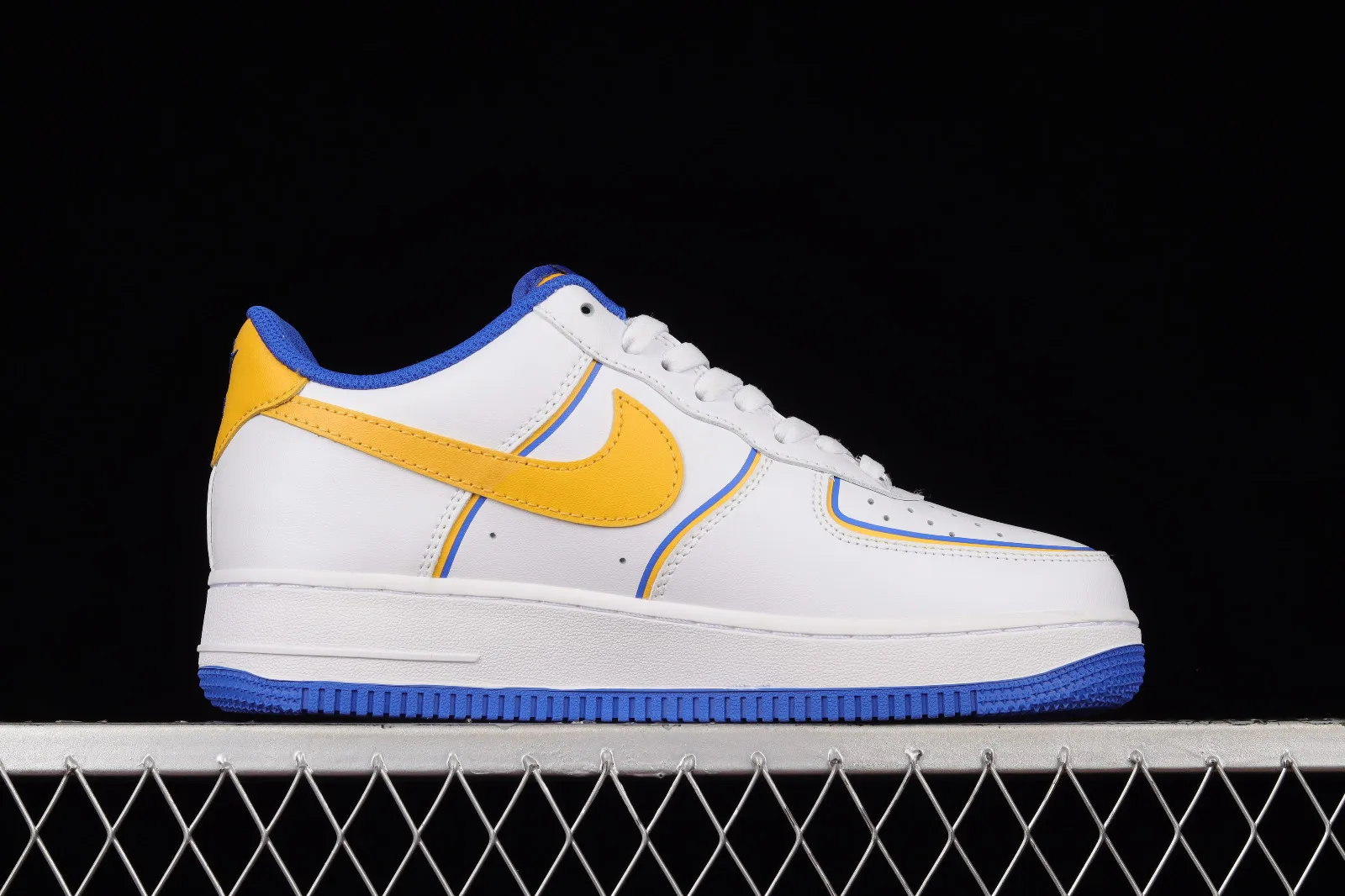 Nike Air Force 1 07 Low Curry White Blue Yellow BS8856-115