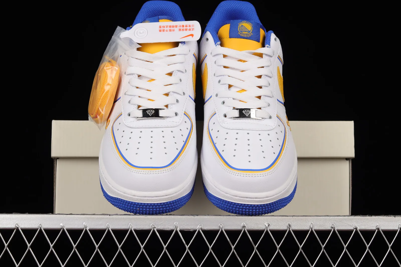 Nike Air Force 1 07 Low Curry White Blue Yellow BS8856-115