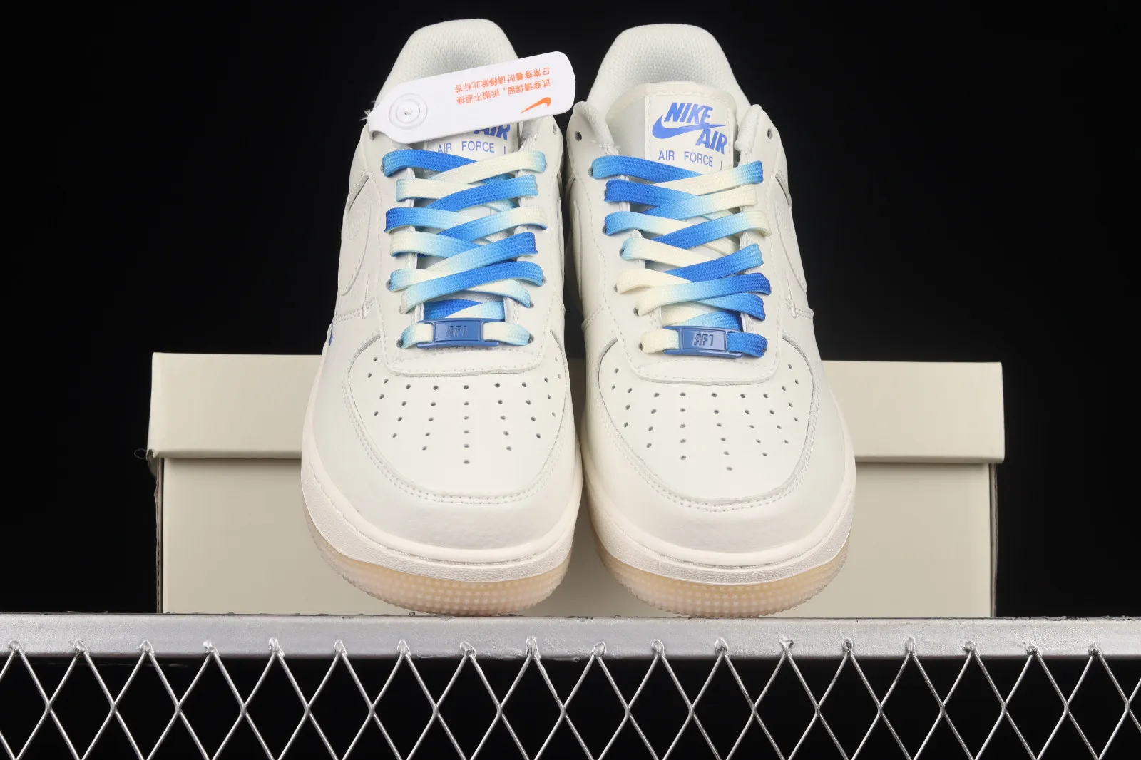 Nike Air Force 1 07 Low White Blue Running Shoes DH2088-606