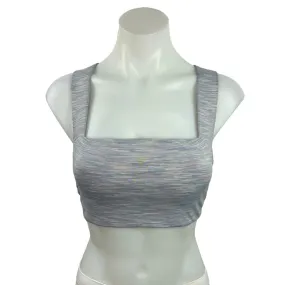 Outdoor Voices Purple Pastel Square Neck Space Dye Workout Sports Bra Size S