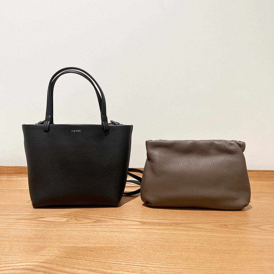 Park Small Tote Grained, Black