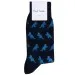 Paul Smith Small Dino Patterned Socks Navy