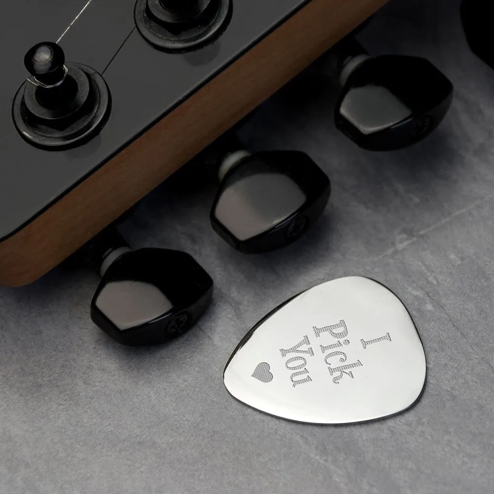 Personalised Romantic Plectrum