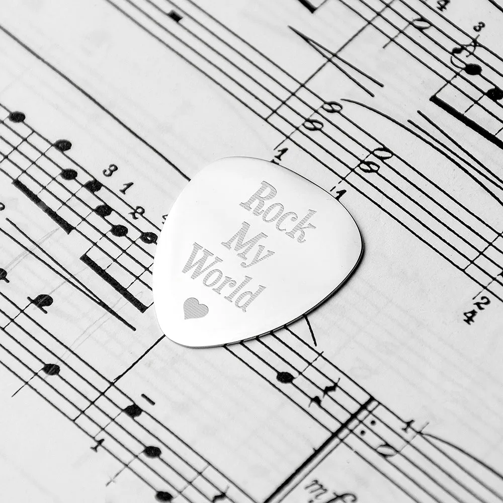 Personalised Romantic Plectrum