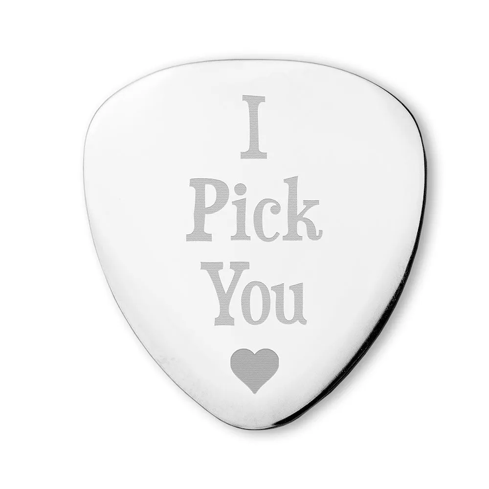 Personalised Romantic Plectrum