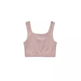 Play by Rylee & Cru Crop Fitted Tank - Mauve