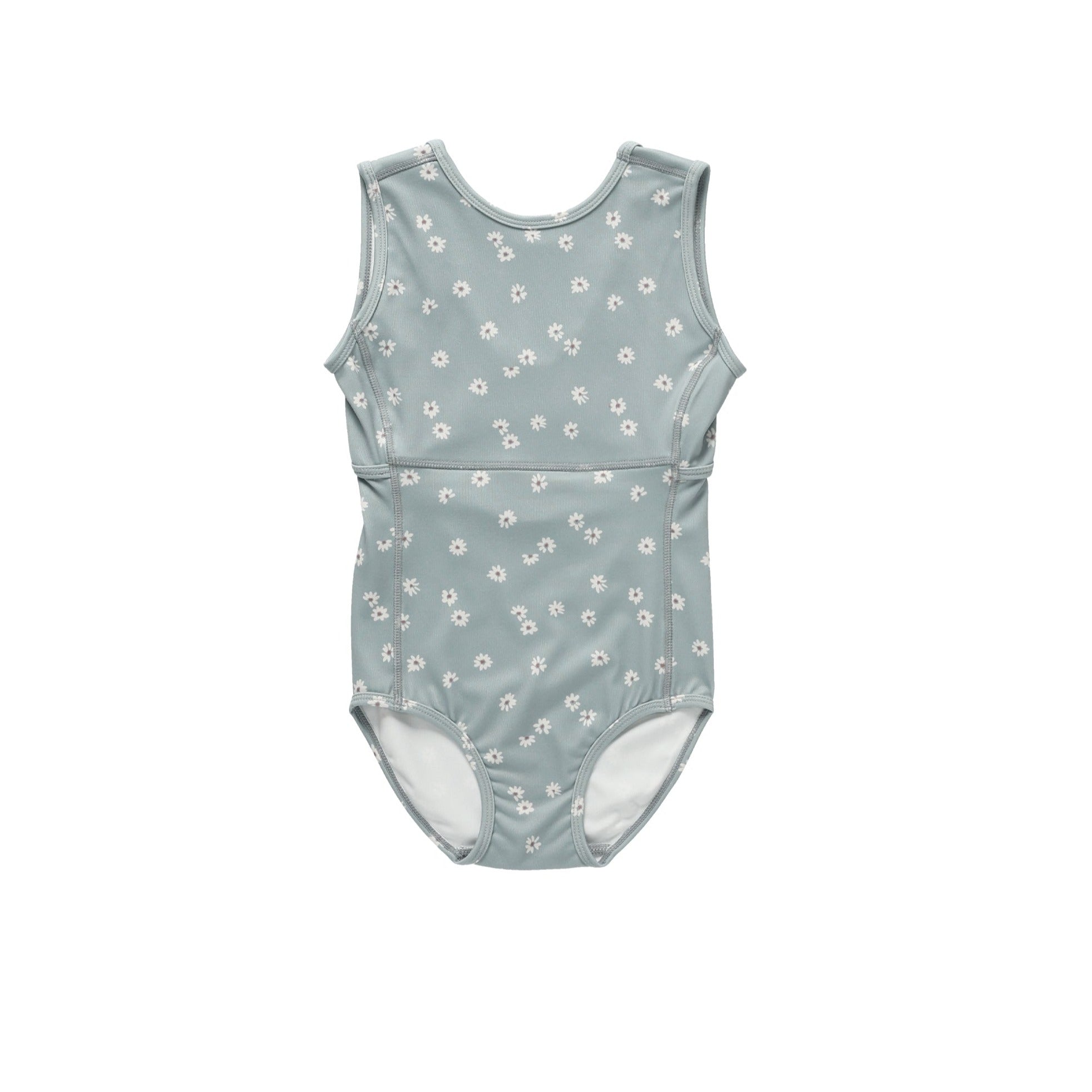 Play by Rylee & Cru Keyhole Leotard - Blue Daisy