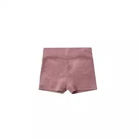 Play by Rylee & Cru Shortie Short - Heathered Mulberry