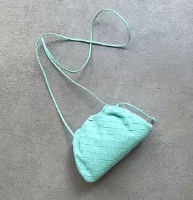 Pouch 20 Intrecciato, Celadon