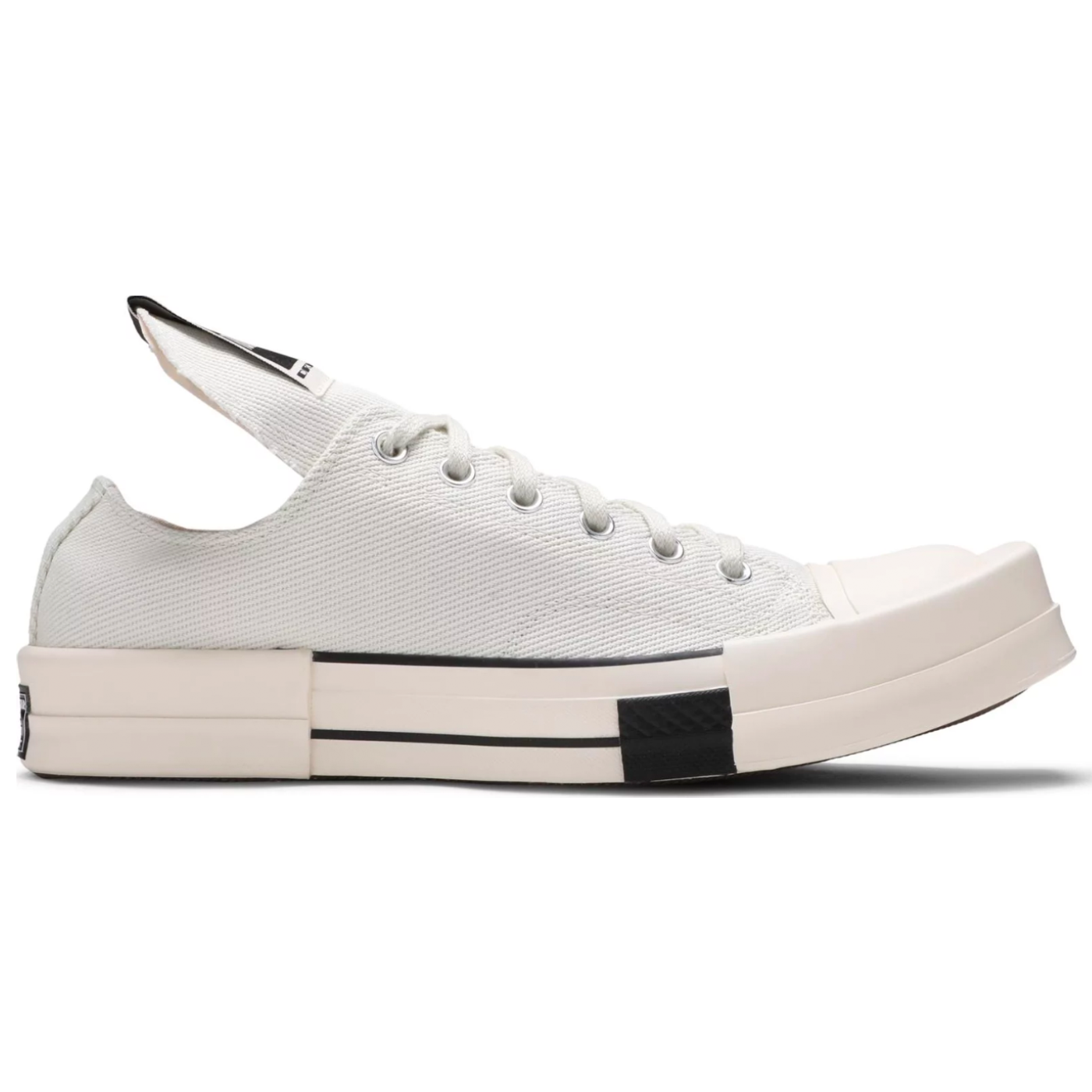 Rick Owens x Converse TURBODRK Chuck 70 Low Lily White