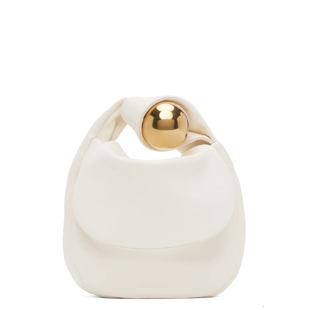 Sphere Pouch Leather, Cosmic Ivory (G)